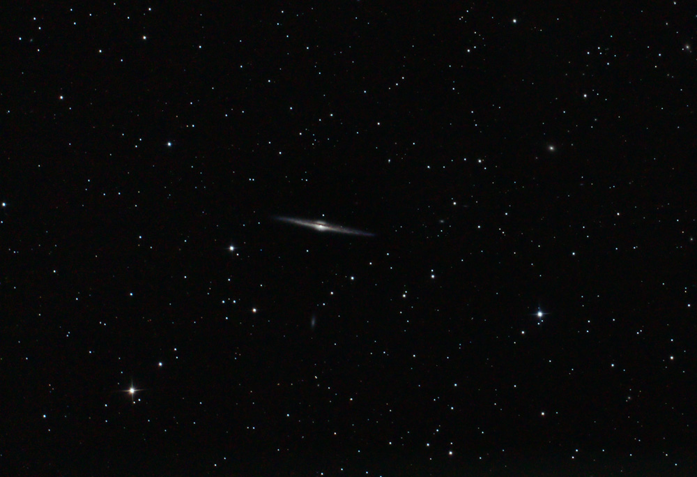 Die Galaxie NGC 4565 im Sternbild "Haar der Berenike" ist rund 30 Millionen Lichtjahre von der Erde entfernt (Tim Quandt)