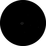 Der Ringnebel M 57. Ein planetarischer Nebel im Sternbild Leier.