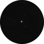 M 15: Kugelsternhaufen sind bei moderater Lichtverschmutzung dankbare Objekte für ein Fernglas. Wie hier M 15, zeigen sich Kugelsternhaufen oft als Wattebäusche, eingerahmt von einem schönen Sternfeld. Der aufmerksame Beobachter wird aber auch im Fernglas schon die unterschiedliche Struktur dieser gigantischen Sternansammlungen erkennen.