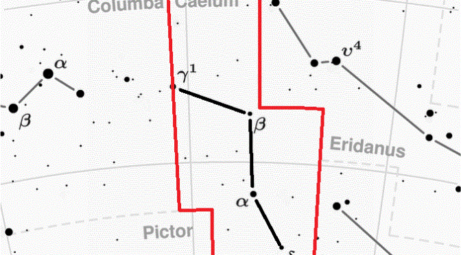 Das Sternbild Caelum – Grabstichel